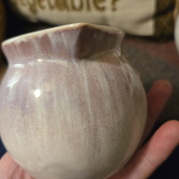 Sheffield Home Cream And Sugar Bowl Set In White And Purple - Picture 3 of 6